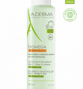 A-DERMA Exomega CONTROL Zvláč.mycí gel 2v1 500ml