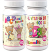 ABCD Multi Gummies+D3 Gummies 2×60 pektin.bonbon.